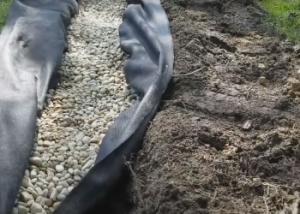 West Bloomfield French Drain Trencher vs Excavator