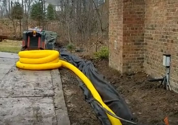 Drain Sheet Water with Open French Drain - Rochester Hills