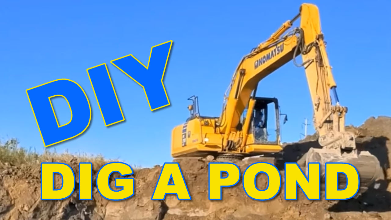 How to dig a pond - DIY