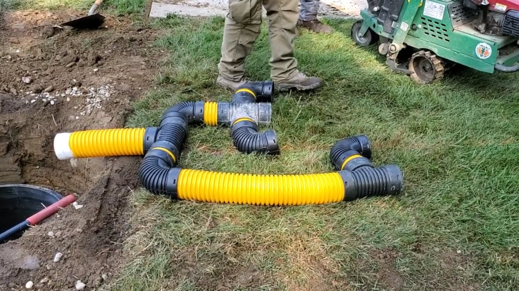 How to Build a Leach Field Yard Drainage E3 French Drain Systems