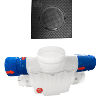 <span class="tr-grid">TORRENTIAL RAIN™ </span>4-Way Connect 12 x 12 Catch Basin</br> <span class="ca-dim">Super Sump</span> - Image 6
