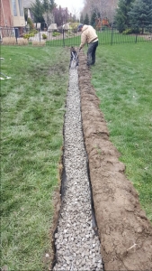French Drain Coarse Washed Rock
