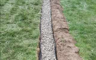 French Drain Coarse Washed Rock