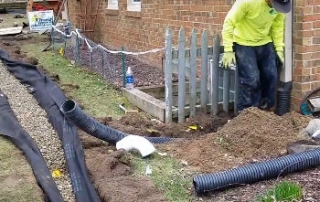 French Drain Build - Oakland County, MI