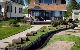 French Drain Algonac - Macomb County, MI