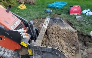 Lake Orion French Drain System Installation