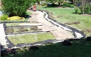 Oakland Township French Drain - Daylight Basement Windows