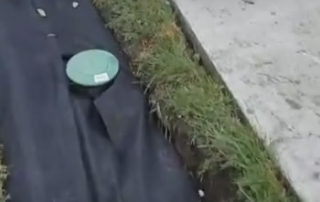 Gutter Downspouts Connected to French Drain, Royal Oak, MI