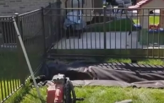 French Drain System on Property Line - Macomb Twp., MI