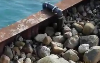 Open French Drain - Algonac, Michigan