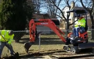 Always Use an Excavator When Installing a French Drain in MI