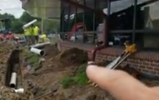 Commercial Drainage System - Roof Runoff Water