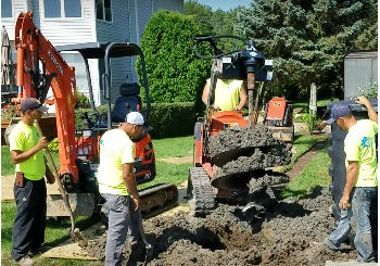 French Drain Install to Sump Pump System