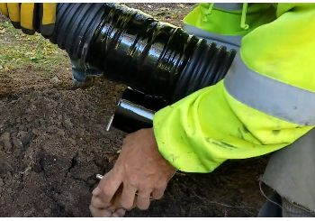 Corrugated Pipe Joint - Tile Tape