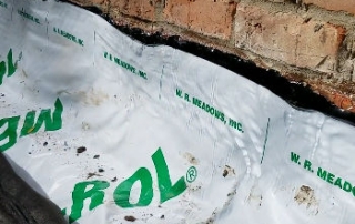 Waterproof Exterior Wall with Mel-Rol