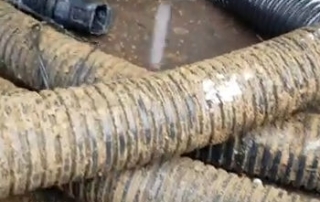 How to use corrugated pipe the correct way with Downspouts