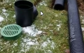 Best buried downspouts for roof runoff water