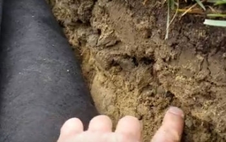 Do NOT wrap a French Drain Pipe With Drainage Fabric
