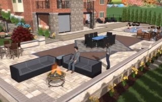 3D Landscape Design -Sherwood Landscape Construction