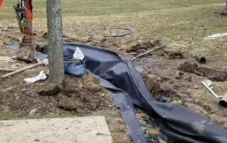 French Drain Failure - Inlet Basin let Debris in