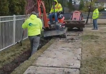 Why you need a french drain with a yard with no slope