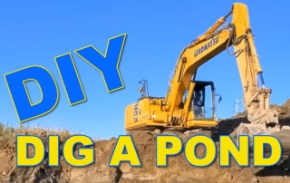 How to dig a pond - DIY