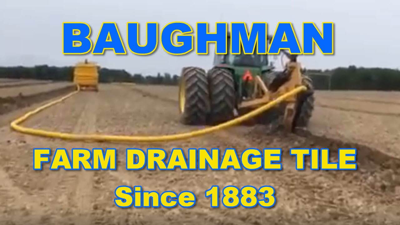 Farm Drainage Tile - Baughman AG (Agricultural) Pipe - French Drain