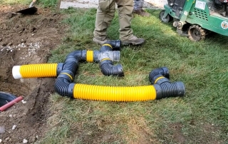 How to Build a Leach Field Yard Drainage - E3