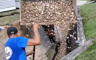 What is an Open French Drain?