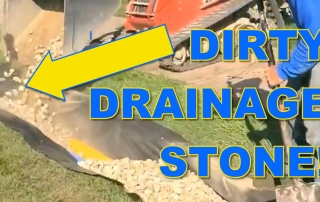 Dirty Drainage Stone