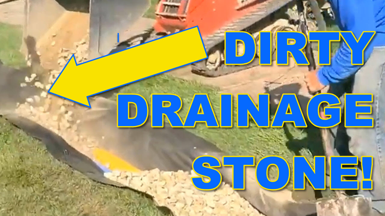 Dirty Drainage Stone