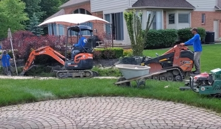 Yard Drainage Installation - DIY