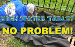 What to do when the water table is too high?