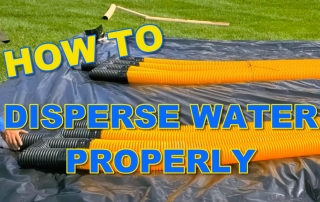 How to Disperse Yard Water Properly