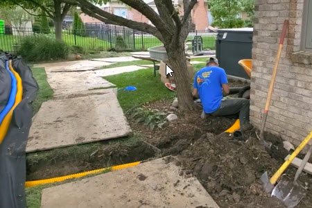 How to Run Downspout to French Drain