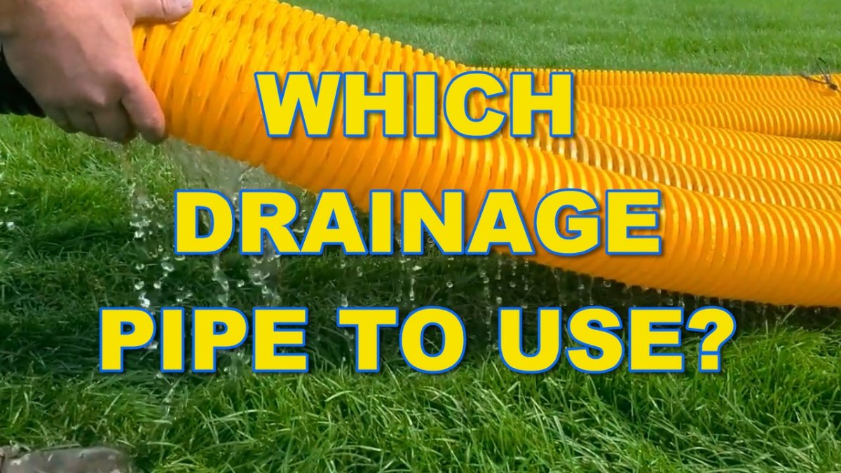 Which Drainage Pipe to Use? French Drain Systems Curtain Drains Oakland, Lapeer