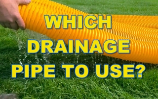 Which Drainage Pipe to Use?