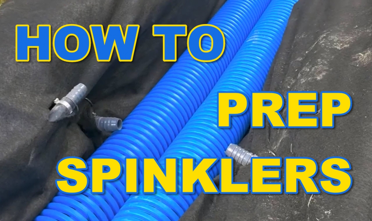 How to Prep Sprinkler Lines in French Drain - French Drain Systems ...