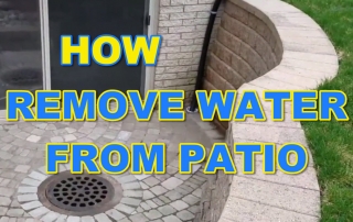 Remove Water from Patio with a Lift Station