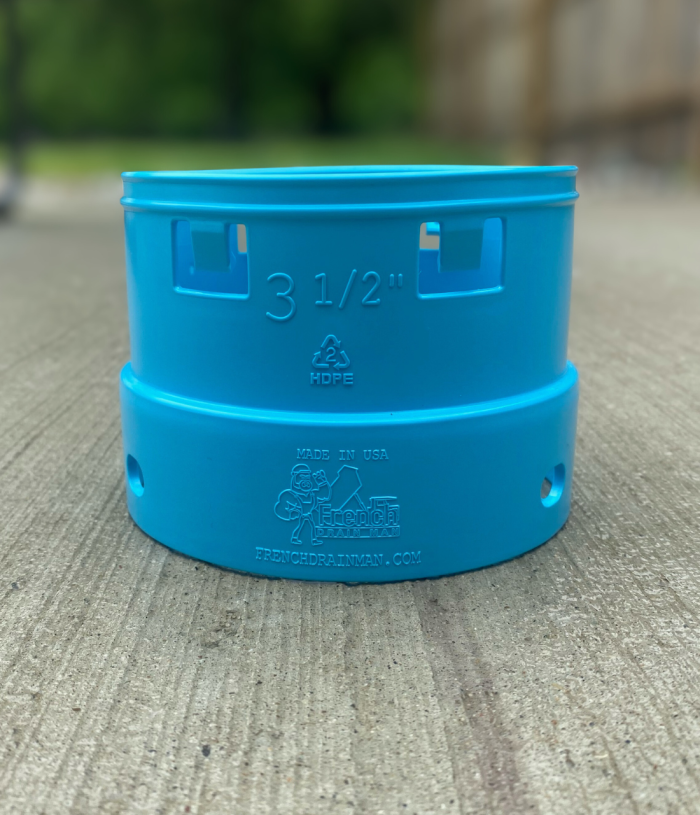 <span class="tr-grid">TORRENTIAL RAIN™ </span> 3½ in. Corrugated to 4 in. PVC Female Coupler</br> <span class="ca-dim">Connects 4 in. PVC to 3½ in. Corrugated </span> - Image 3