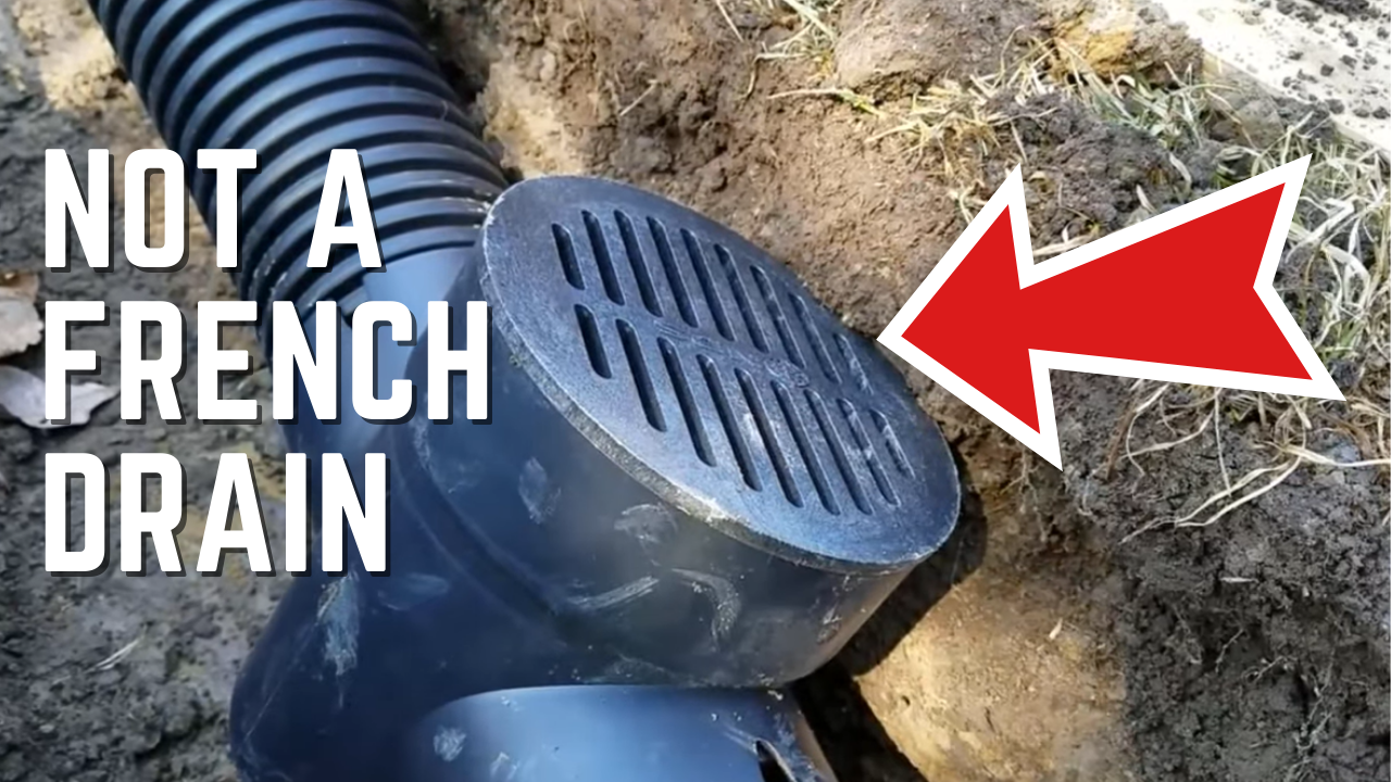 How to Tell if You Have a French Drain; Don't Get Duped!