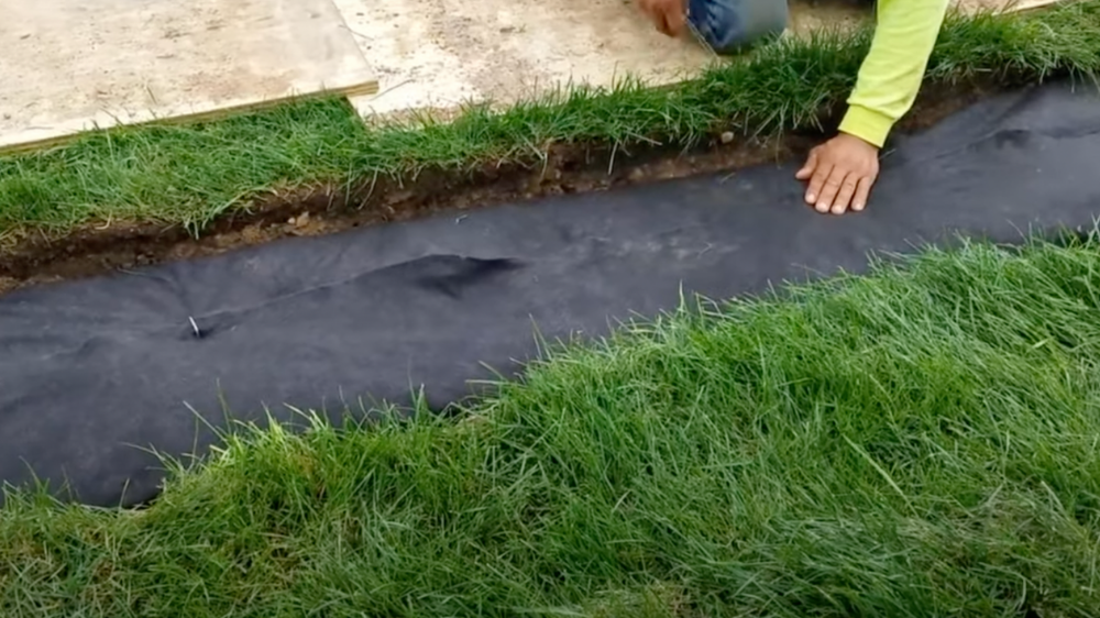 Burrito Wrap Your French Drain System in Fabric