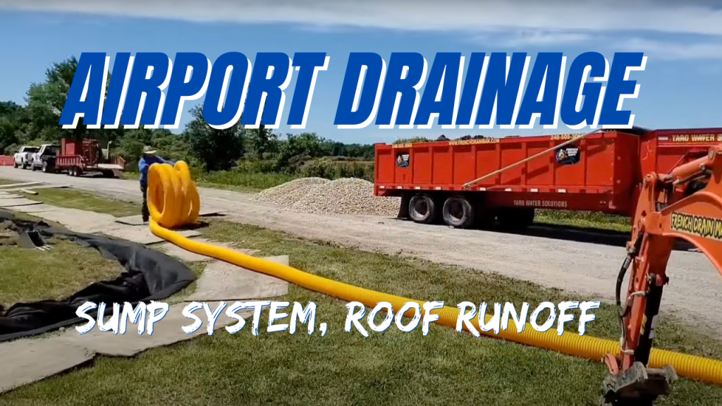 Airport Drainage System Installation: Sump System And Roof Runoff