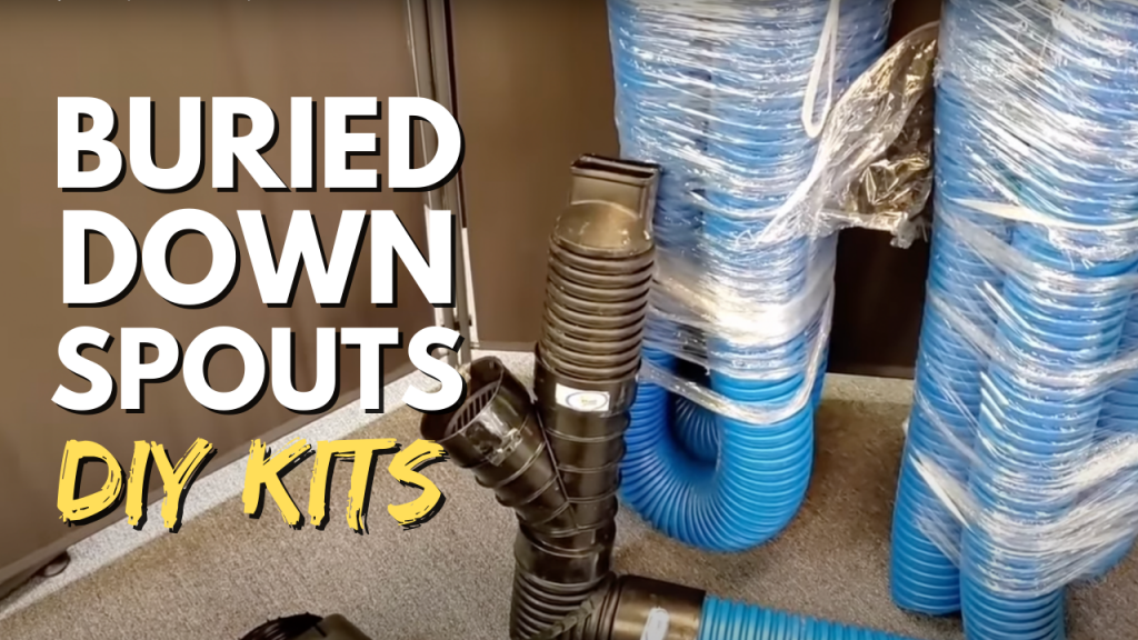 undergrounddownspoutkits2 French Drain Systems Curtain Drains