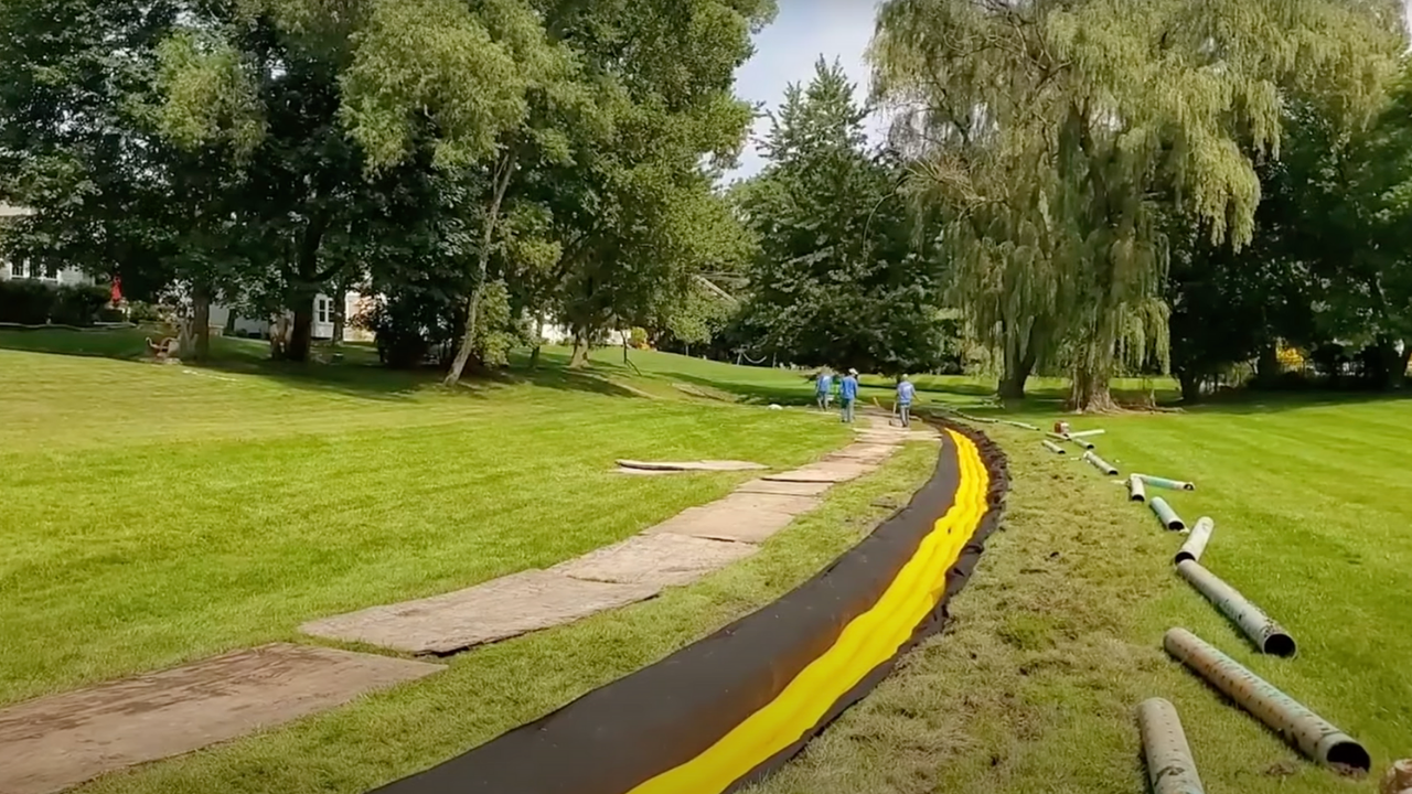 Yard Drainage in Oakland County: French Drain Installation