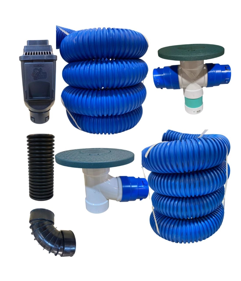 4 in. Buried Downspout Complete Kit