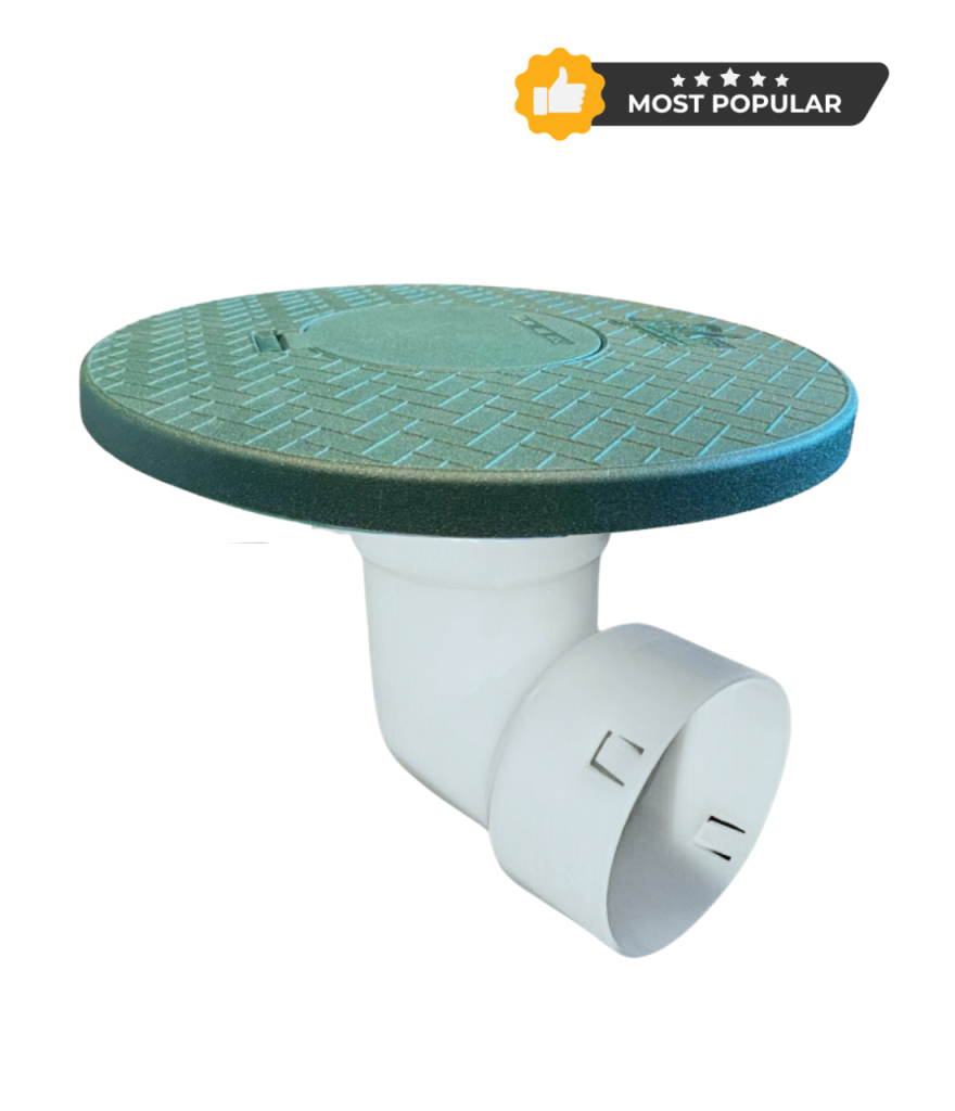 4 in PopUp Emitter for Corrugated & Turf Restrictor Plate