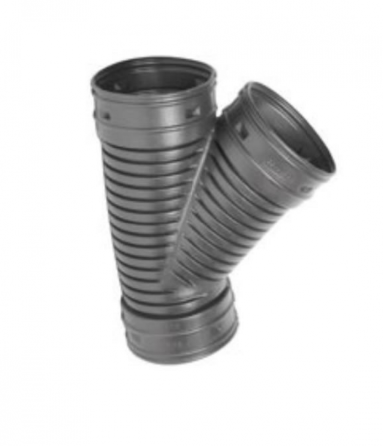 6 in. Corrugated Drain Tile External End Cap French Drain Systems Curtain Drains