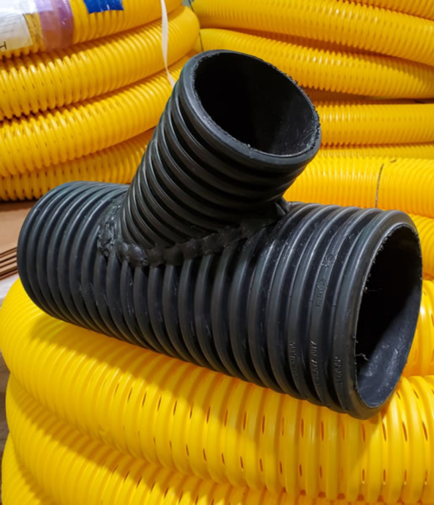 4 in. Corrugated Pipe Adapter to 4 in. PVC