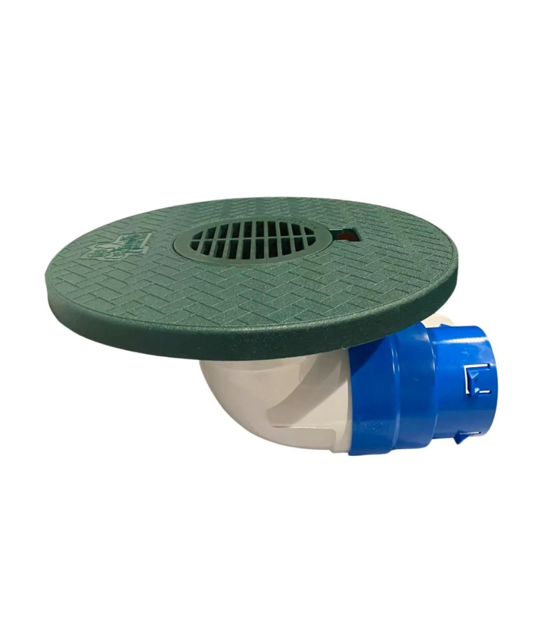 4 in. PopUp Emitter & Turf Restrictor Plate w Drain Grate